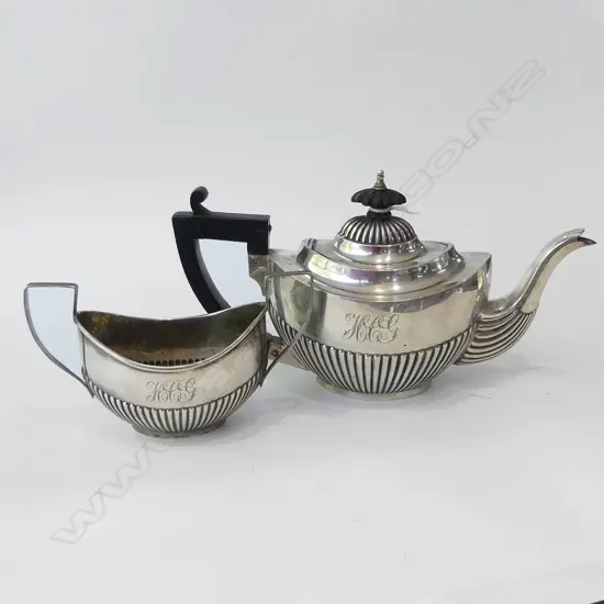 STG TEAPOT & SUGAR B'HAM 1900 310 GRAMS