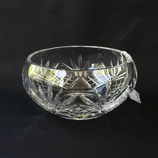 ROYAL DOULTON CRYSTAL BOWL D. 200mm