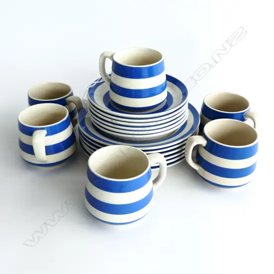 6 T. G. GREEN CORISHWARE TRIOS