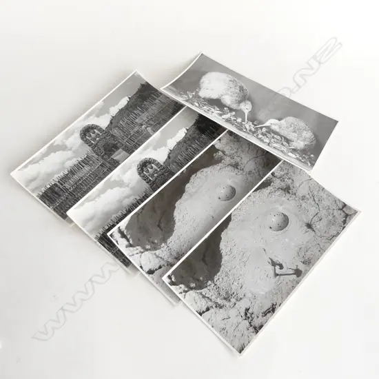 5 VINTAGE 'SCENIC NZ' PANO PHOTOS BY N.S. SEAWARD'S STUDIO DUNEDIN...