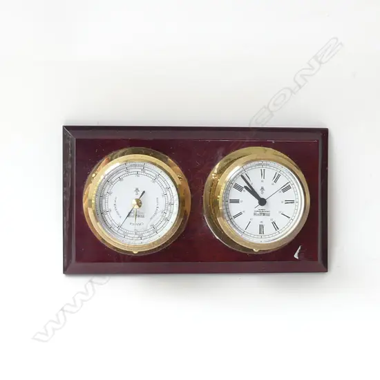 WEMPE CLOCK & BAROMETER W.220mm