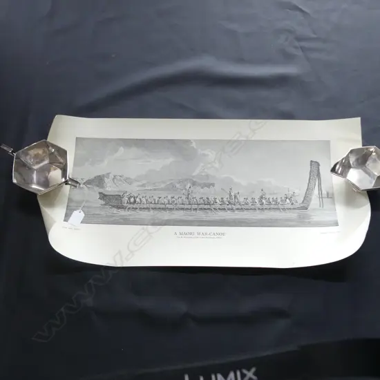 (20625) MAORI WAR CANOE REPRODUCTION PRINT