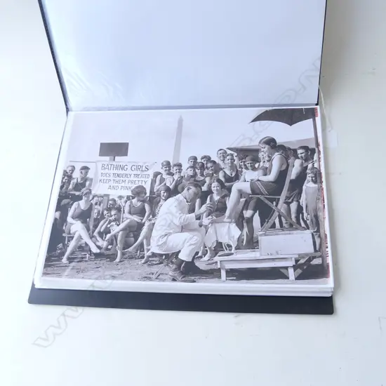 FOLDER OF LARGE VINTAGE NEGATIVE REPRINTS RACE CARS PLANES ROLLING STONES