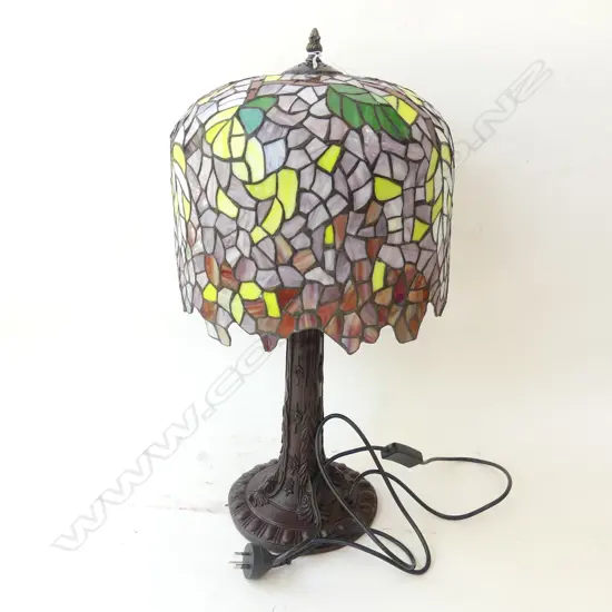 TIFFANY STYLE WISTERIA LAMP H.550mm