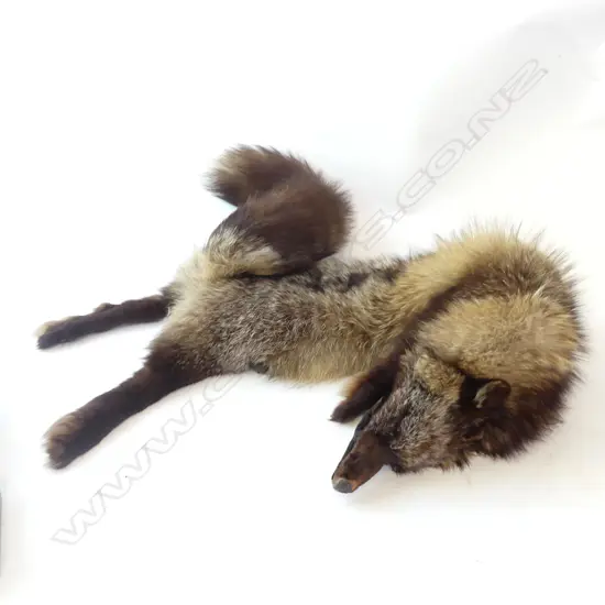 FOX FUR STOLE WITH HEAD, LEGS & TAIL