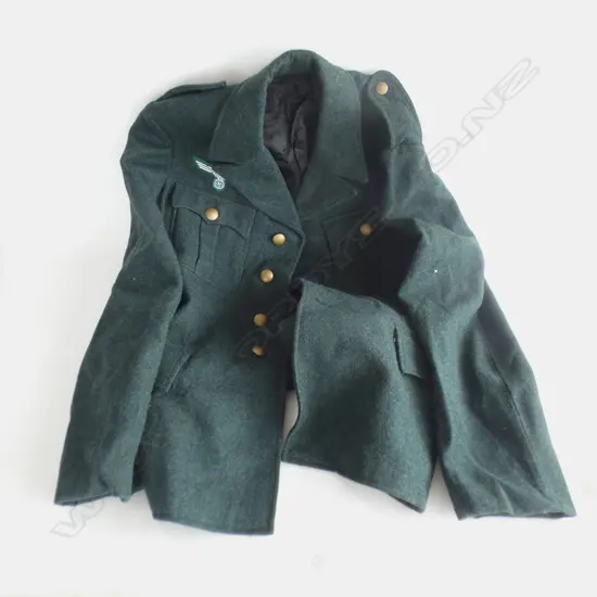 GREEN GERMAN WOOLEN JACKET 1951