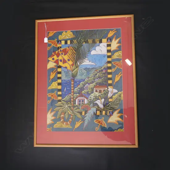 INGRID BANWELL PRINT 'CHANGING WELLINGTON WINDS' 690x510mm