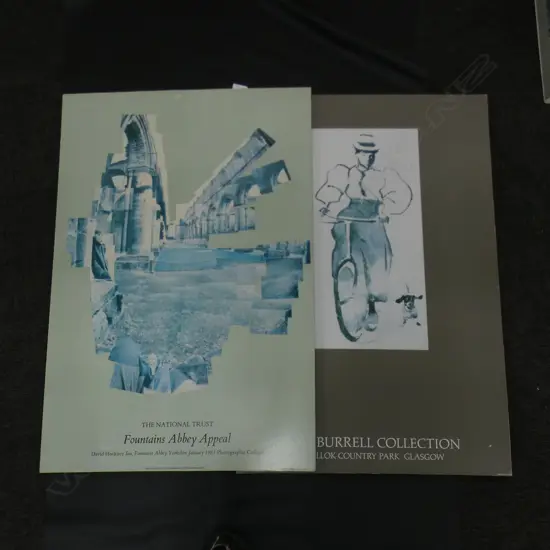 2 LARGE MOUNTED EXHIBITION POSTERS 760x510mm **RTV**