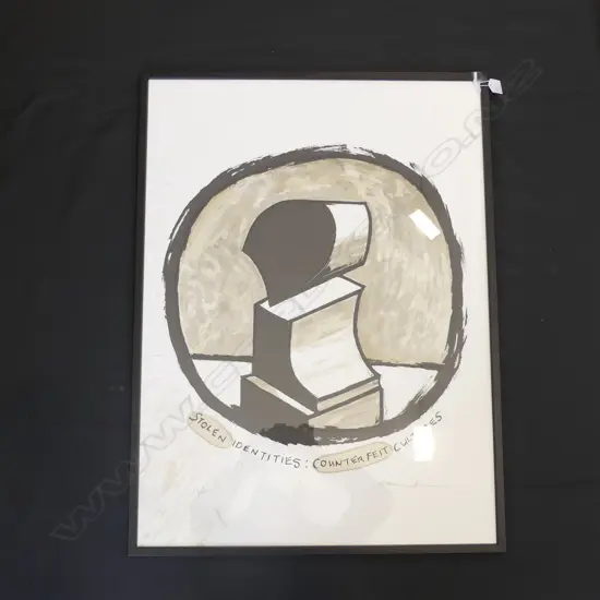 LTD ED PRINT 10/30- STOLEN IDENTITIES 750mm x 550mm
