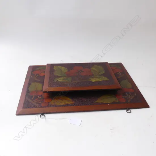 NZ KAURI FOLK ART LETTER RACK L 410MM