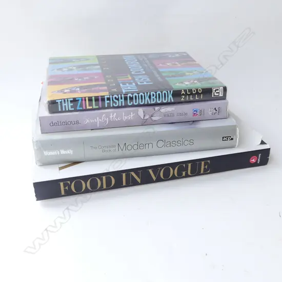 4 LARGE COOK BOOKS