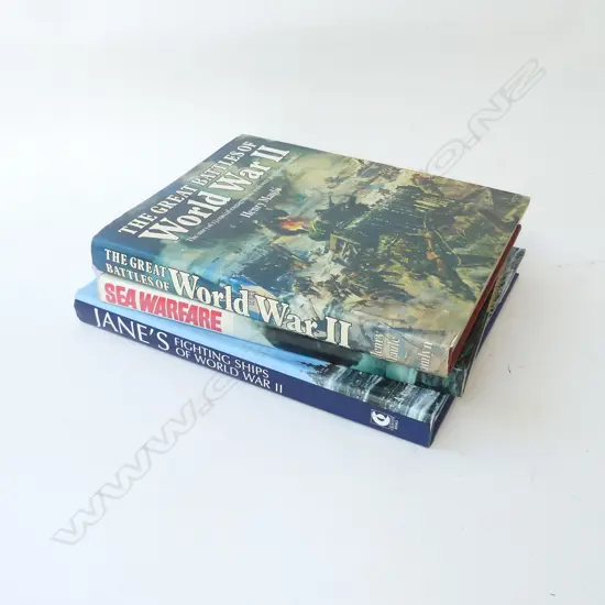 3 WAR BOOKS; THE GREAT BATTLE OF WW11, FIGHTING SHIPS ETC.