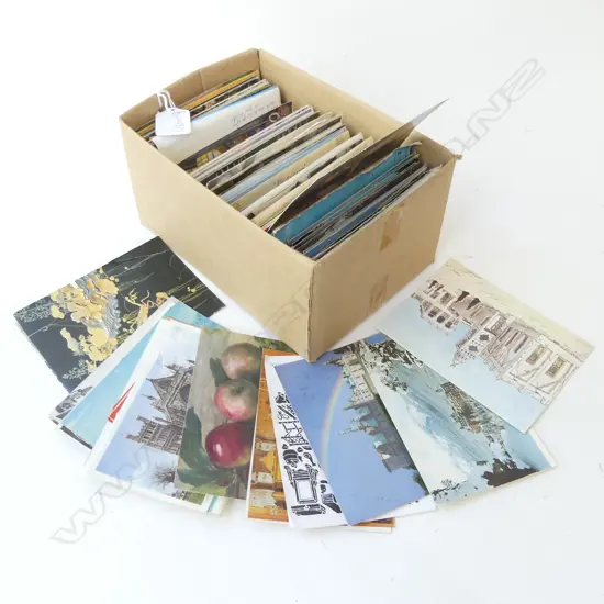 BOX LOT POSTCARDS