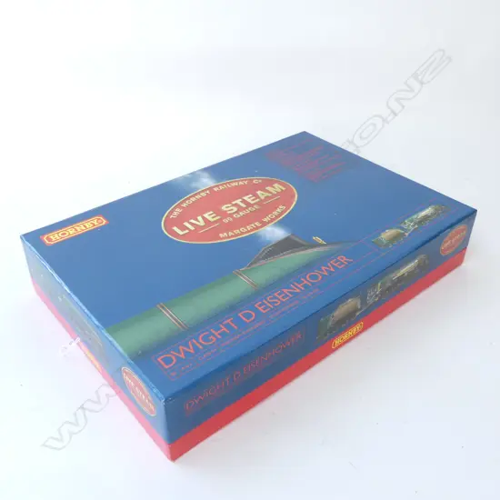 HORNBY DWIGHT EISENHOWER LIVE STEAM LOCOMOTIVE, MINT IN BOX, L 310MM