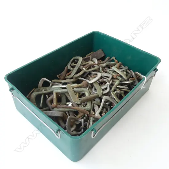 BOX LOT SADDLERY BUCKLES