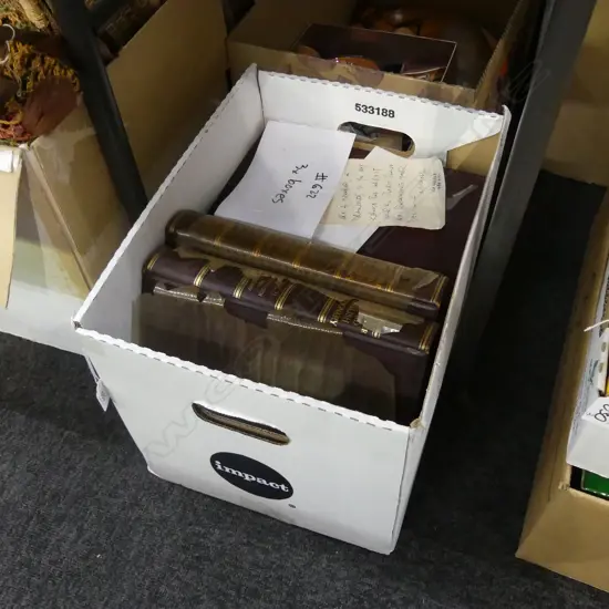 BOX LOT VINTAGE OXFORD DICTIONARIES