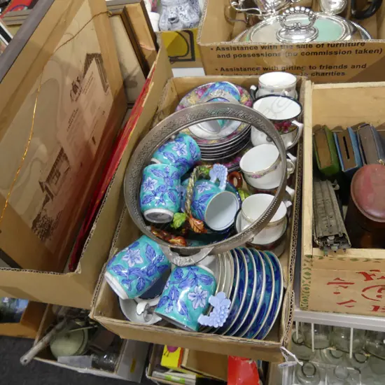 BOX LOT ASST. TEA SETS