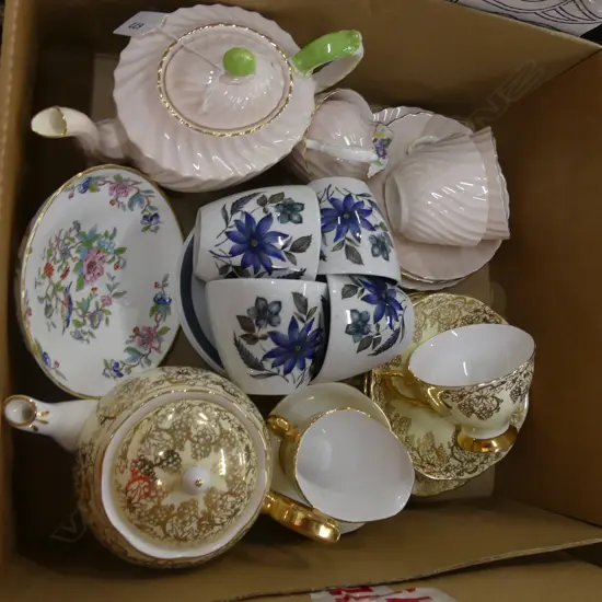 ASSORTED ENGLISH CHINA INCLUDING AYNSLEY PART TEA SERVICE