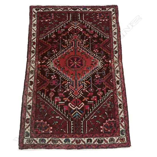 PERSIAN HANDKNOTTED HAMADAN RUG 1400 x 920mm