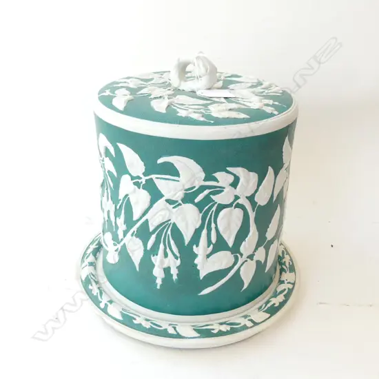 GREEN JASPER CHEESE DOME H.270mm