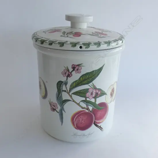 LARGE PORTMEIRION 'POMONA' LIDDED CROCK H.350mm