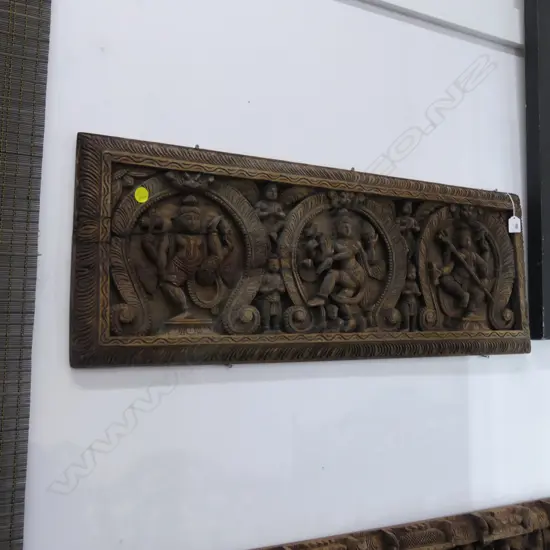 CARVED WOODEN INDONESIAN PANEL 360x960mm