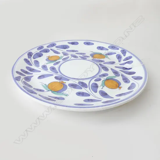 LARGE HANDPAINTED ITALIAN PLATTER 450mm dia