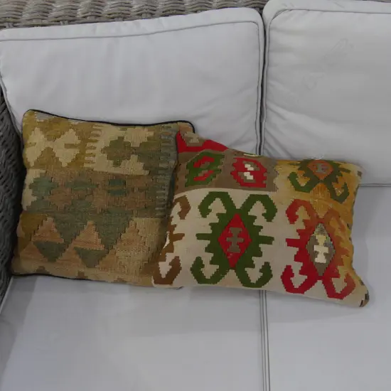 2 KELIM CUSHIONS 