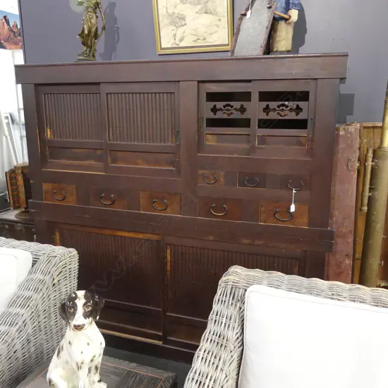 Early 20thC Japanese ‘Omi-Mizuya’ Kitchen Chest