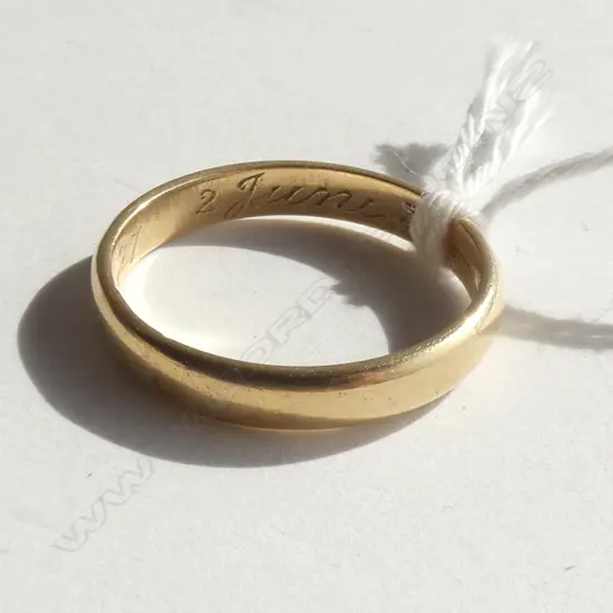 WEDDER STAMPED '583' 4.1 GRAMS