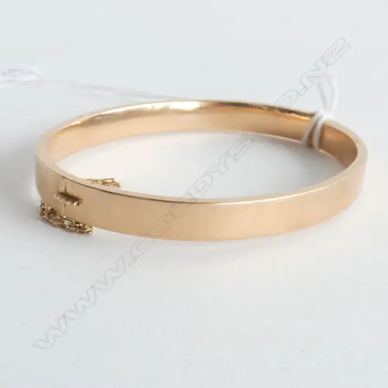 15CT SNAP BANGLE EDW. 9.5GMS