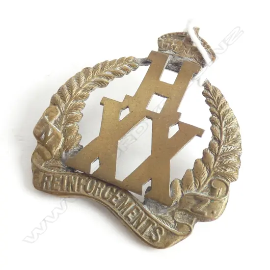 MILITARY BADGE REINFORCEMENT HXX. NO PIN