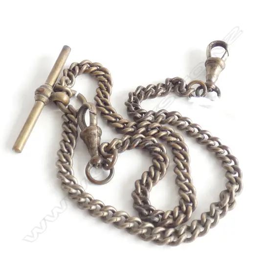 OLD BRASS FOB CHAIN L.350mm