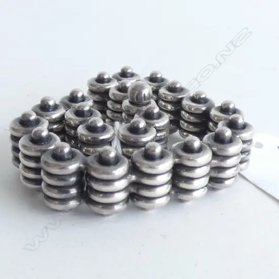 DANISH 925 SILVER BRACELET 121.8 GRAMS