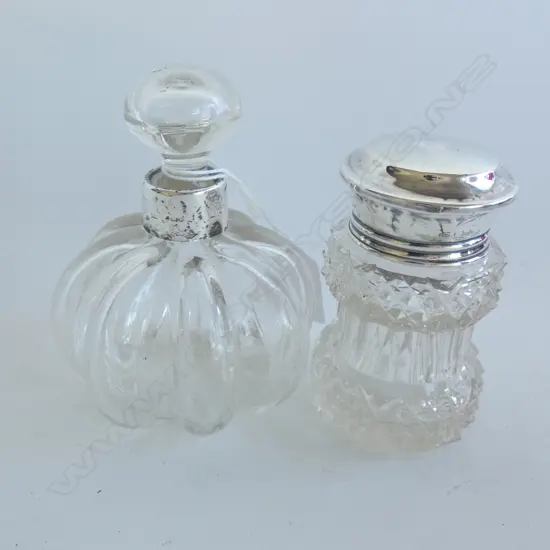 2 STG SILVER TOPPED BOTTLES