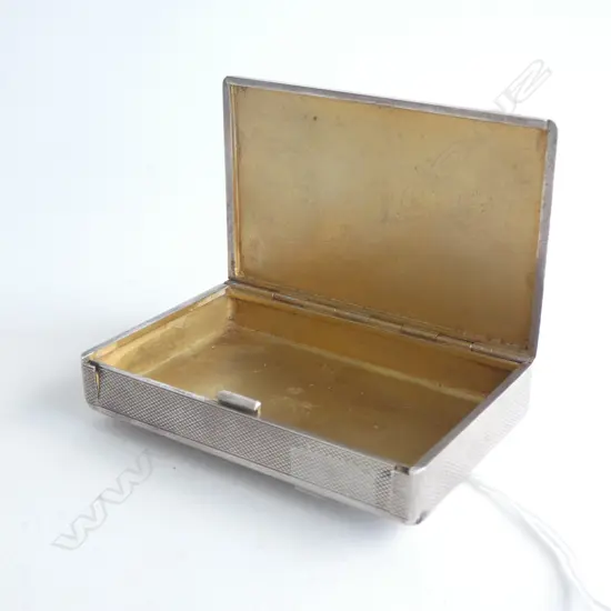 800 SILVER & GILDED GOLD HINGED BOX 95 GRAMS L.800mm AF