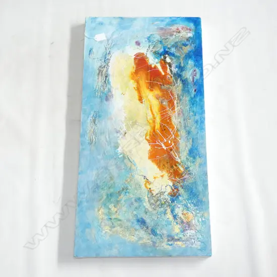 CONTEMPORY ARTIST UNKNOWN ABSTRACT 380 X 760mm