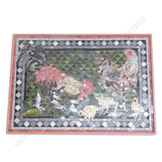 ROBYN WILLIAMS TITED PLAQUE CHOOK FAMILY