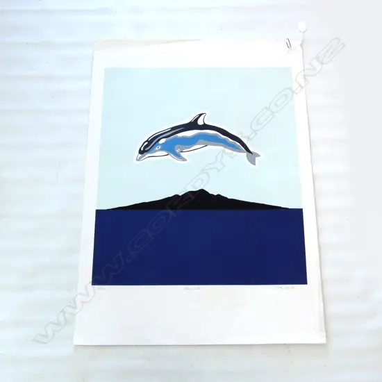HARRY WONG 98/100 'RANGITOTO' PRINT...