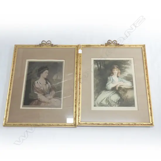 PR 19THC ENGRAVINGS WOMEN GEO III CONCUBINES