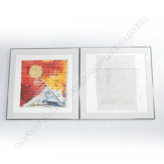 2 INTERNATIONAL ART PRINTS FRAMED 585 X 5856mm