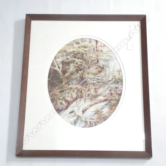 ADA ROSCOE W/C BUSH WATERFALL SCENE 360 X 290mm