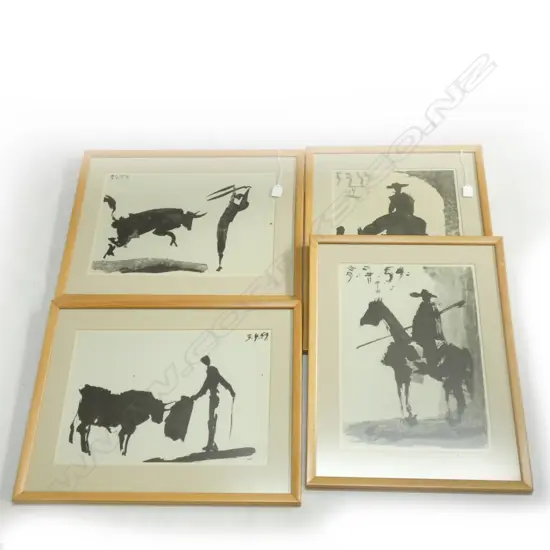 FOUR PICASSO PRINTS - DON QUIXOTE SERIES