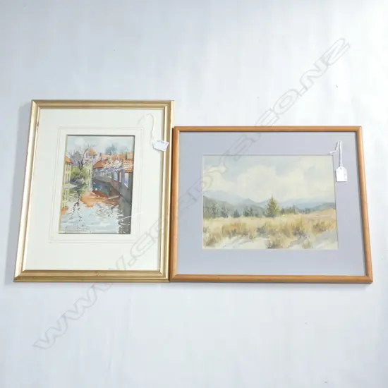 2 FRAMED W/C'S; K. SALMOND & D. PATASON ?