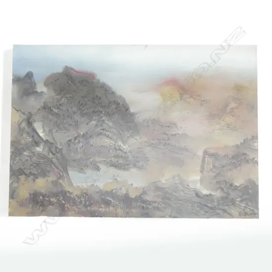 FEI LONG OIL PAINTING 'POETIC BASHAN' 700 X 1000mm.