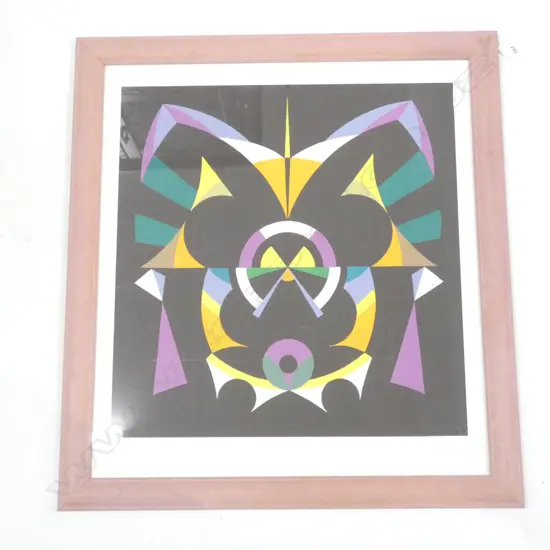 LLOYD HILLYER ABSTRACT ACRYLIC 510x490mm