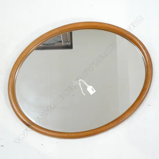 KAURI FRAMED OVAL MIRROR 605x480mm