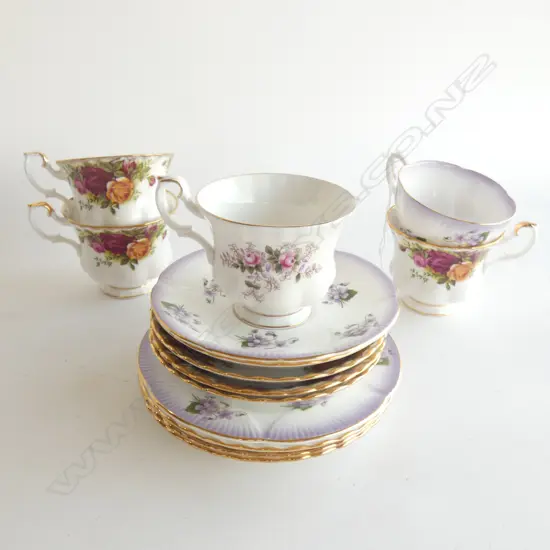 5 ROYAL ALBERT TRIOS 