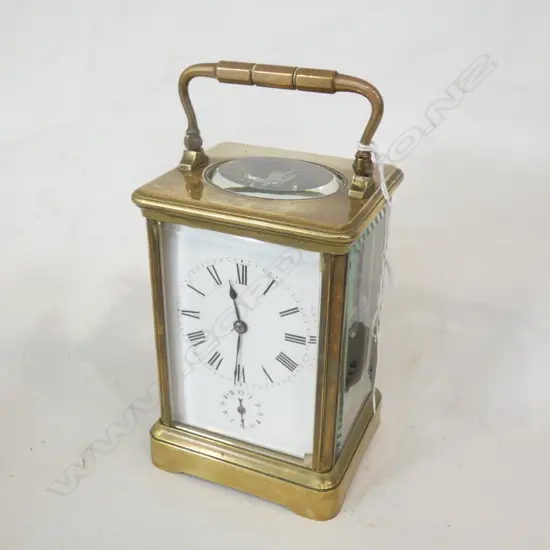 BRASS CARRIAGE CLOCK H.175MM