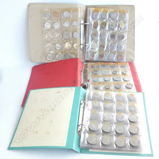 3 WARWICK COIN ALBUMS